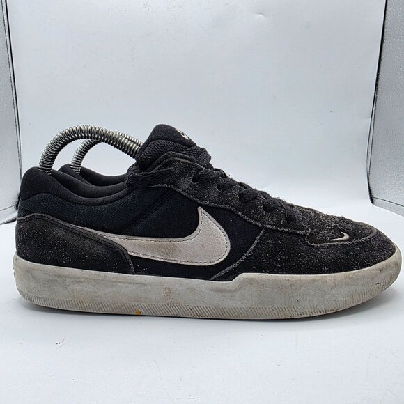 Nike SB Force 58 Men Size 7 Black White Skateboard Skate Shoes CZ2959-001 - Picture 12 of 13